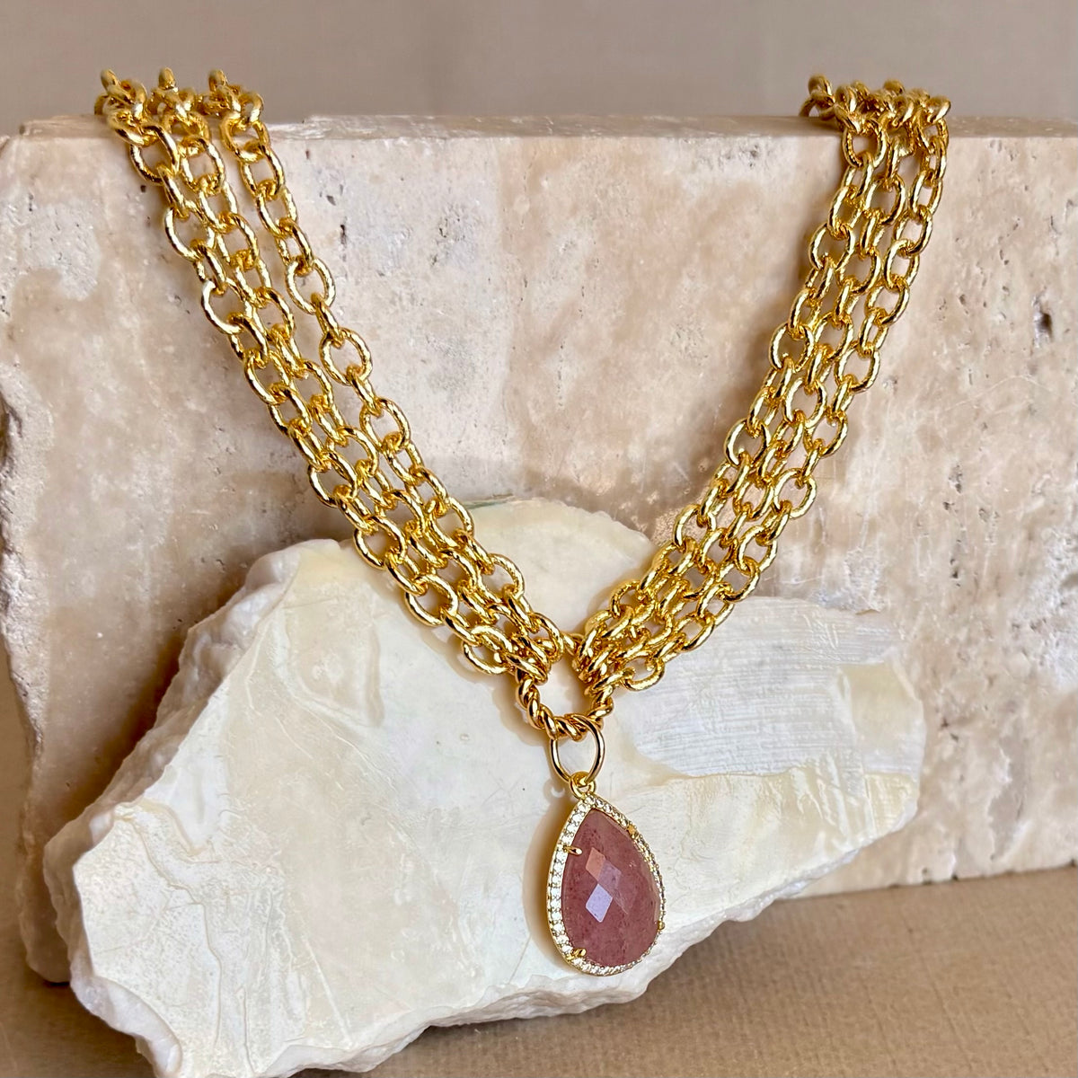 Signature 38 | Gold Plated Necklace