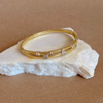 Solennea 02 | Gold Plated Bangle