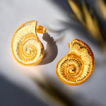 Shell | Gold Plated Earrings