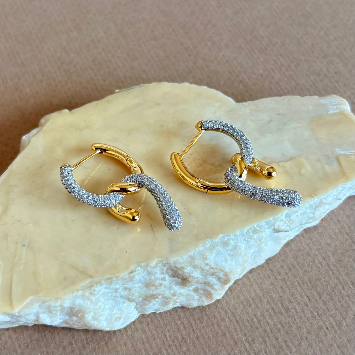 Caltira | Gold Plated Earrings