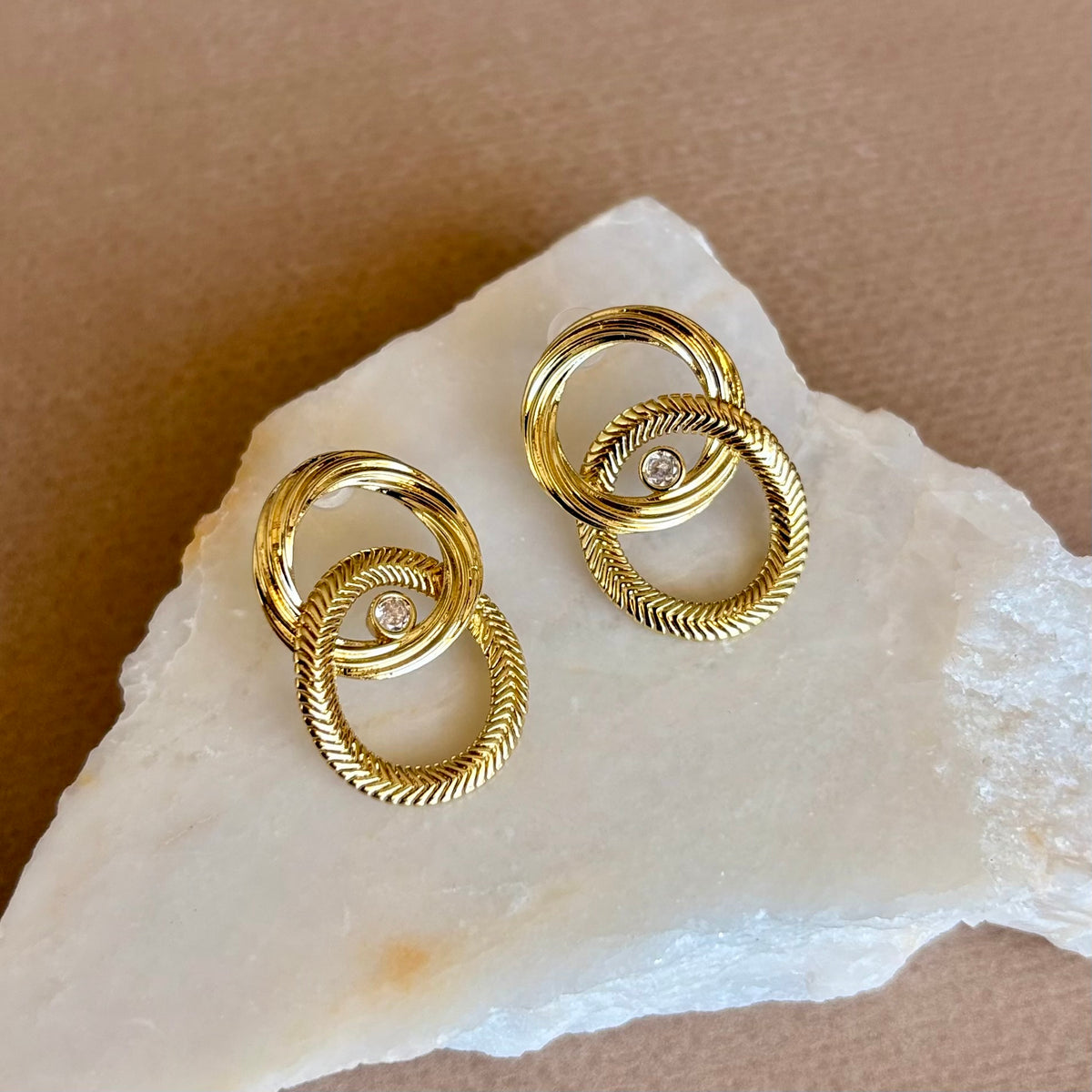 Ruzaro | Gold Plated Earrings