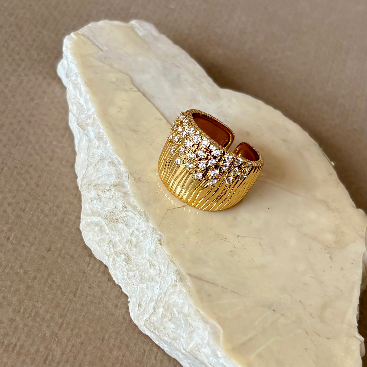 Seronixia | Gold Plated Ring