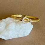 Finch 03 | Gold Plated Bangle