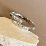 Messika 07 | White Gold Plated Bangle