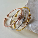 Triple Dew 07 | 24K Gold Plated [Set Of 3 Bangles]