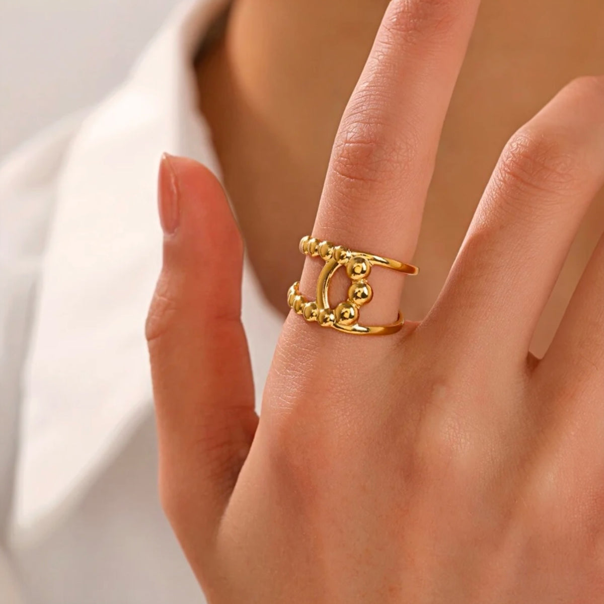 Rosaline | Gold Plated Ring