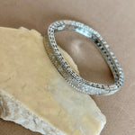 Lavorin | White Gold Plated Bangle