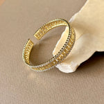 Jalya | Gold Plates Bangle