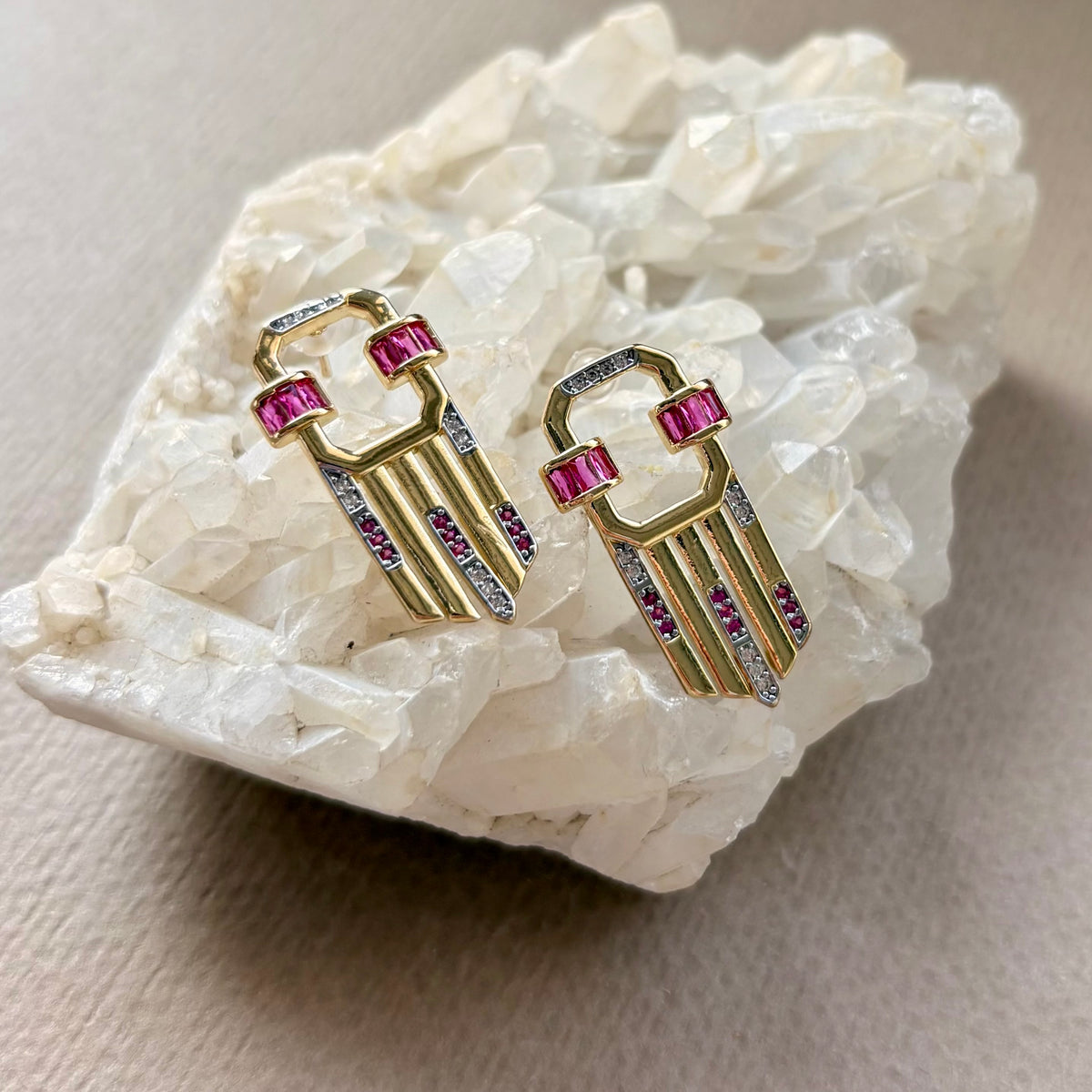 Pinkz | Gold Plated Earrings
