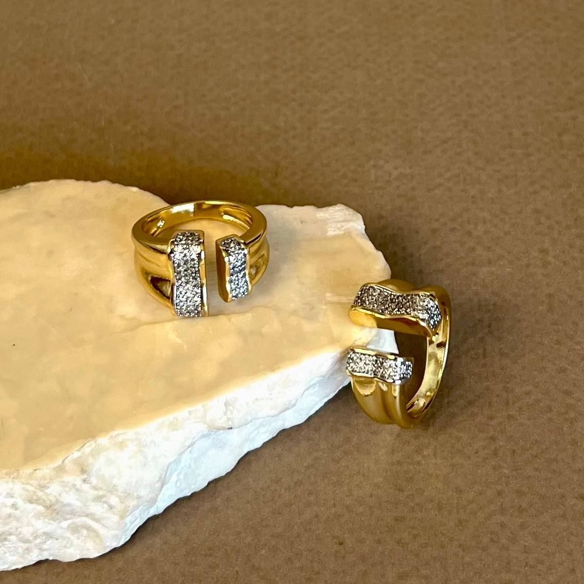 Cluster 02 | Gold Plated Ring