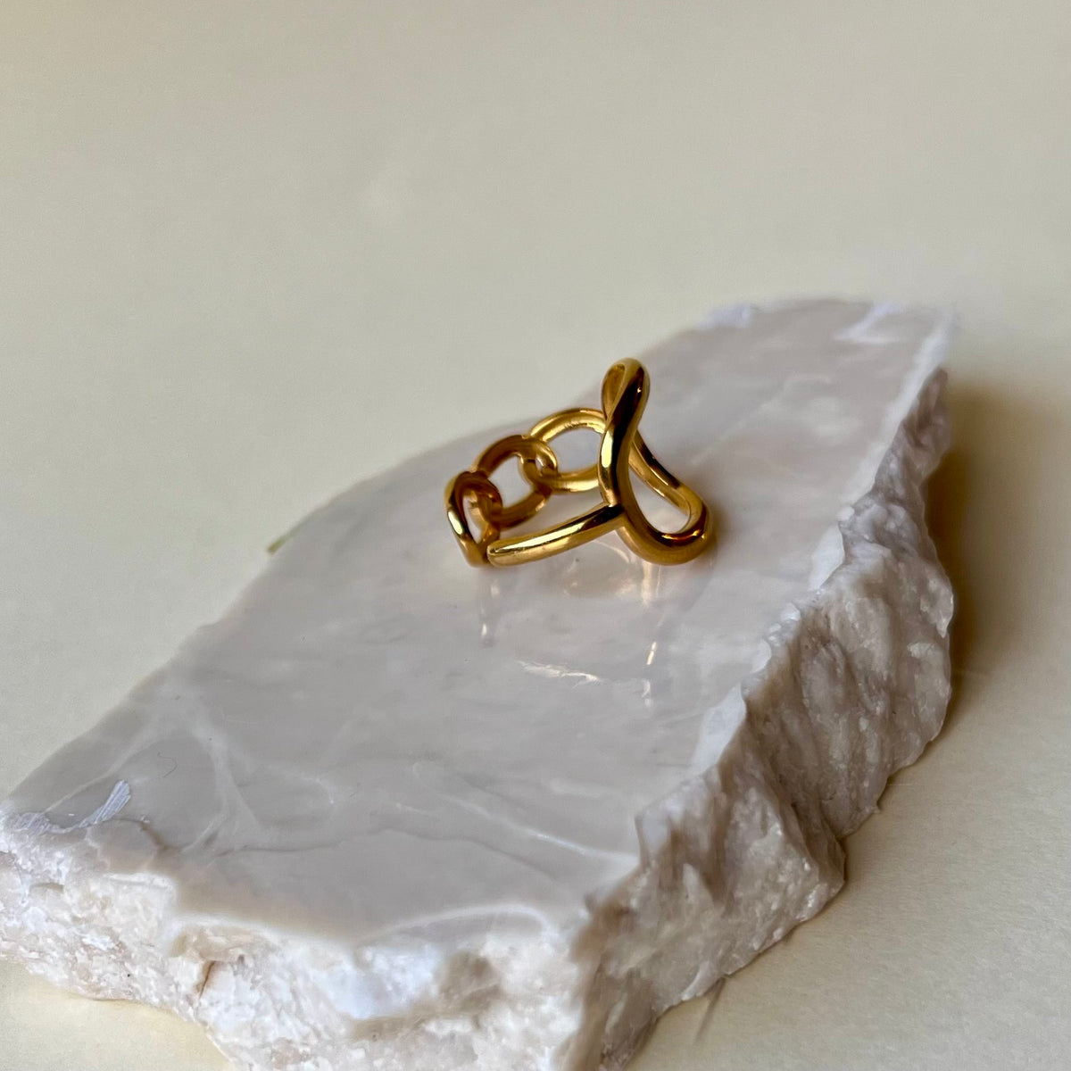 Myka | Gold Plated Ring