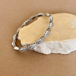 Sarnelle | White Gold Plated Bangle