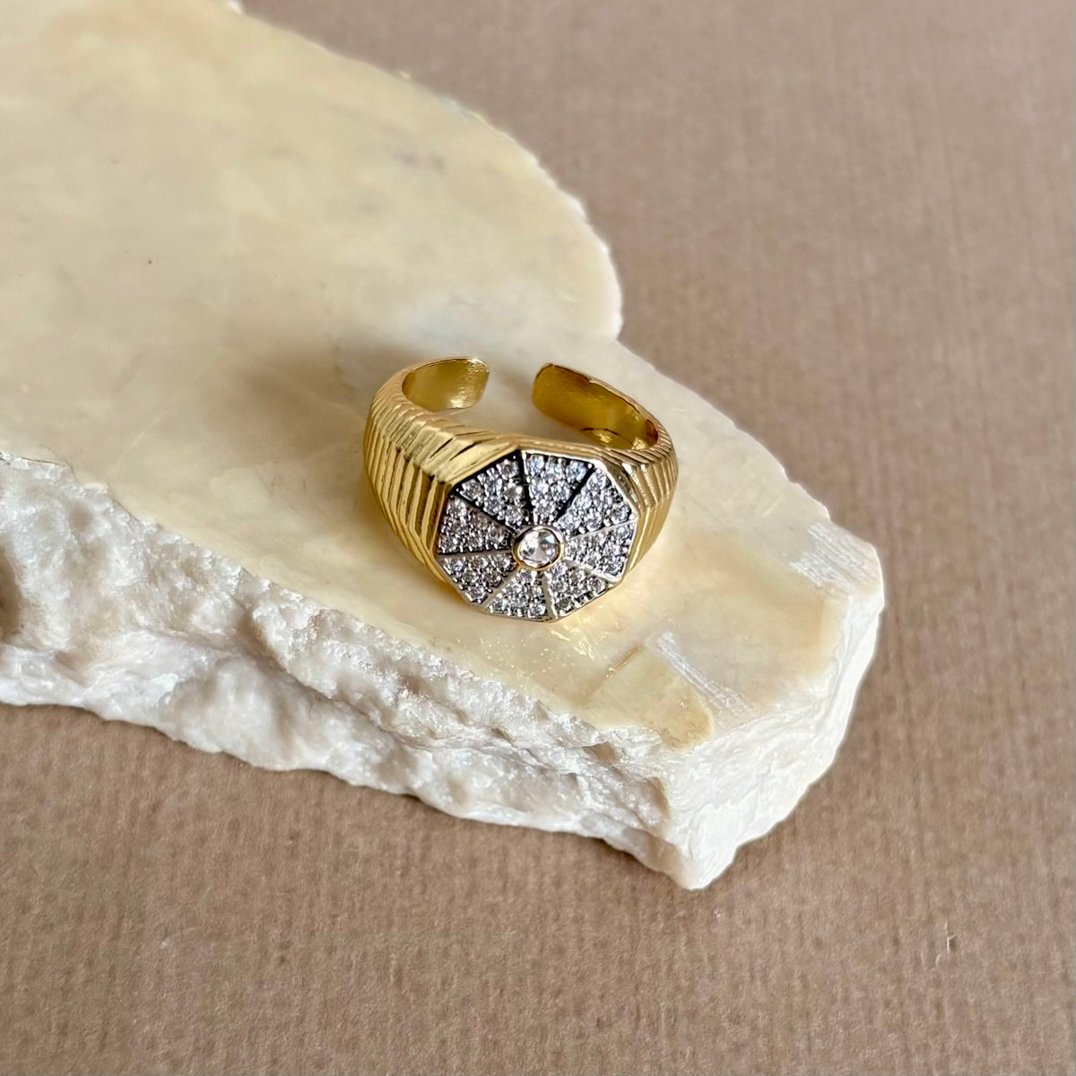Corah 02 | Gold Plated Ring