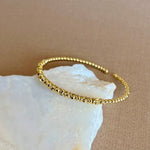 Dove | Gold Plated Bangle