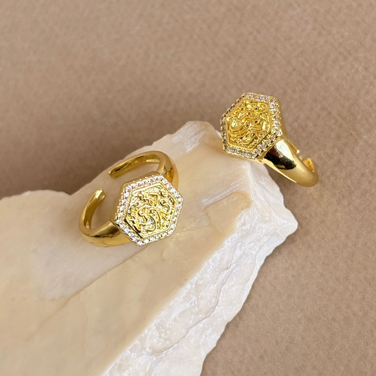 Mawada & Rahma 02 | Gold Plated Ring
