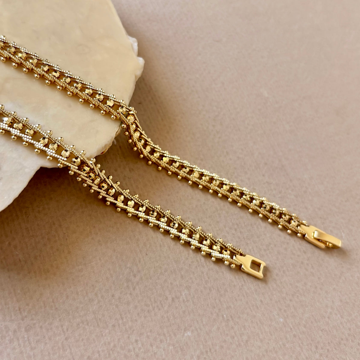Zemar | Gold Plated Bracelet (long)