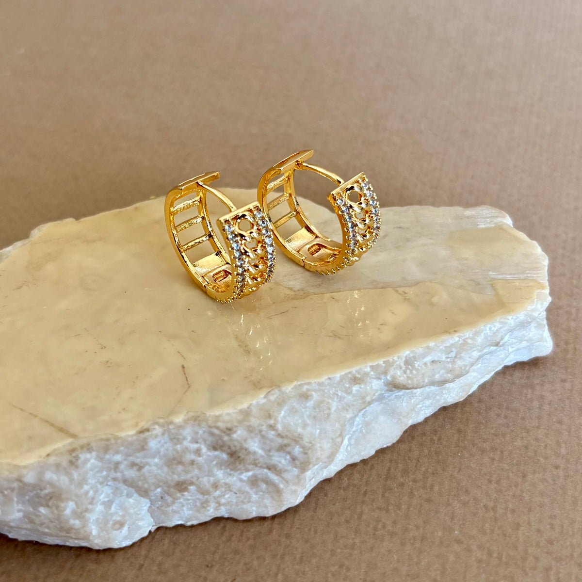 Cerulia | Gold Plated Earrings