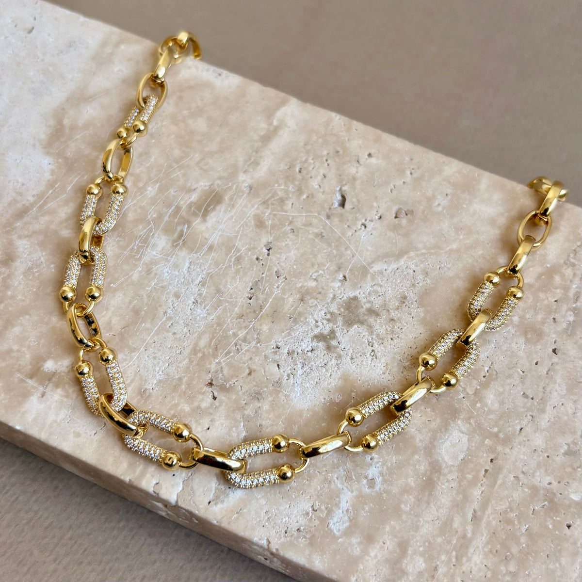 Montrel 02 | Gold Plated Necklace