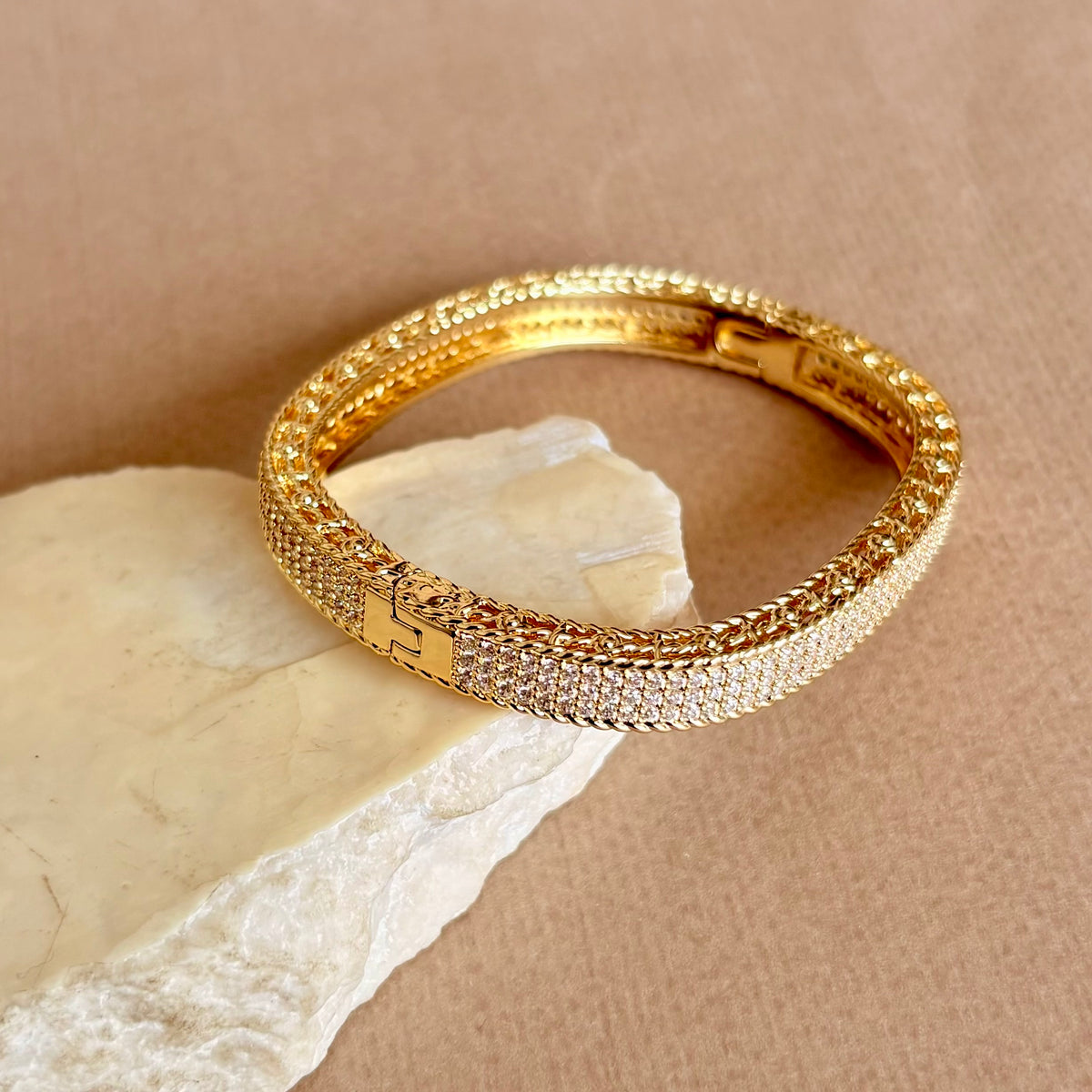 Varnelle | Gold Plated Bangle