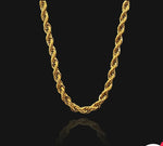 Gold Rope Chain 02 | Stainless Steel Necklace