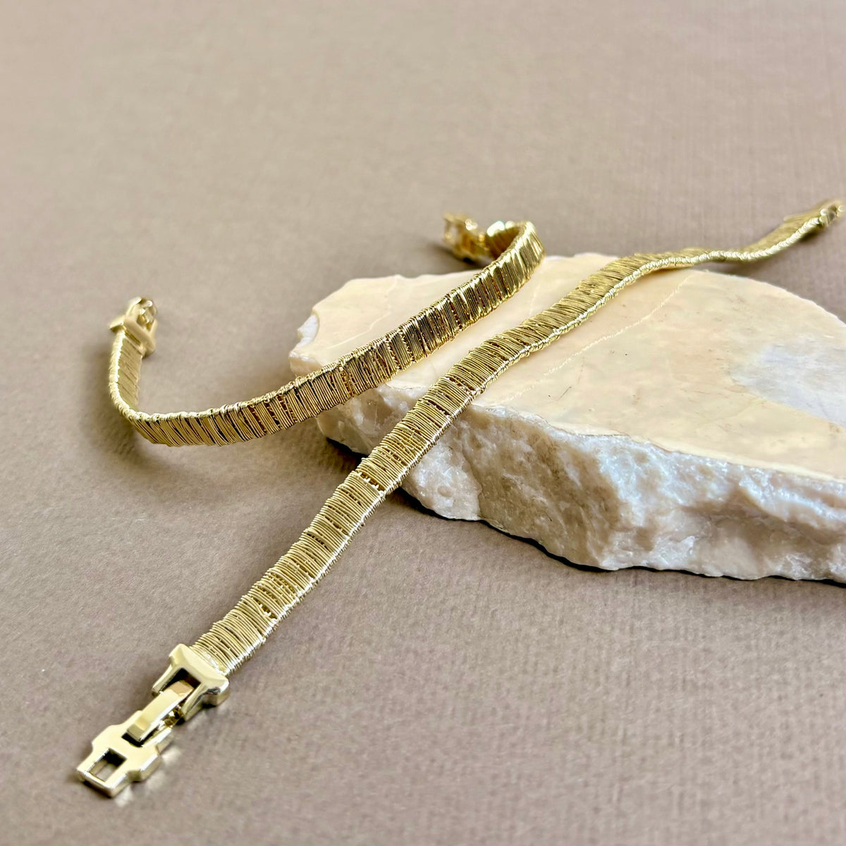 Gavelle | Gold Plated Bracelet