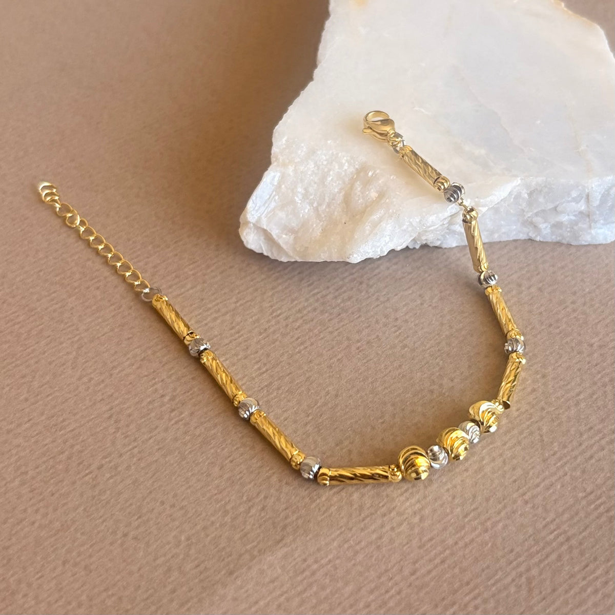 Kalvera | Gold Plated Bracelet