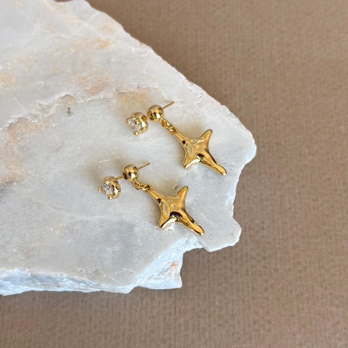 Belisar | Gold Plated Earrings