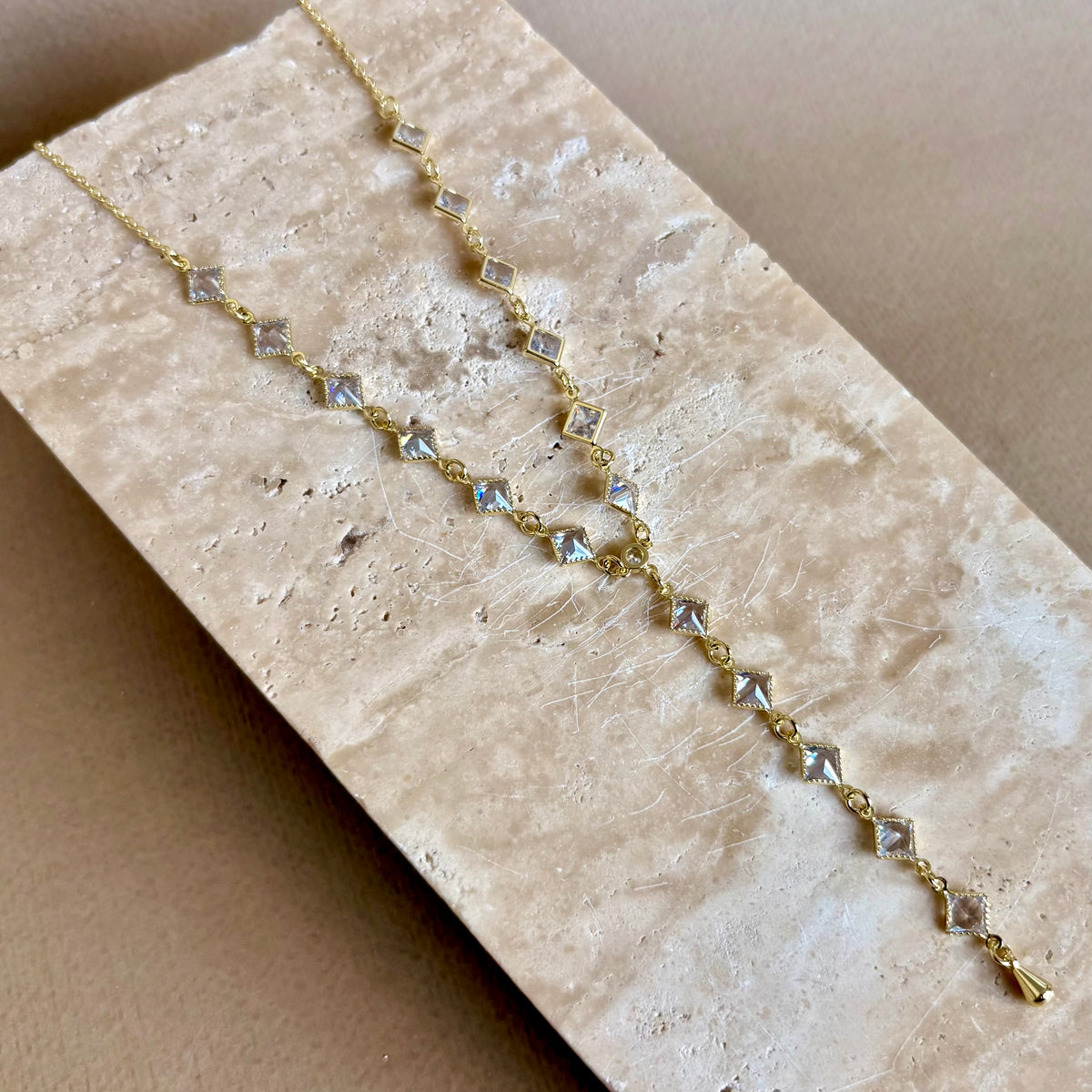 Onyxia | Gold Plated Necklace