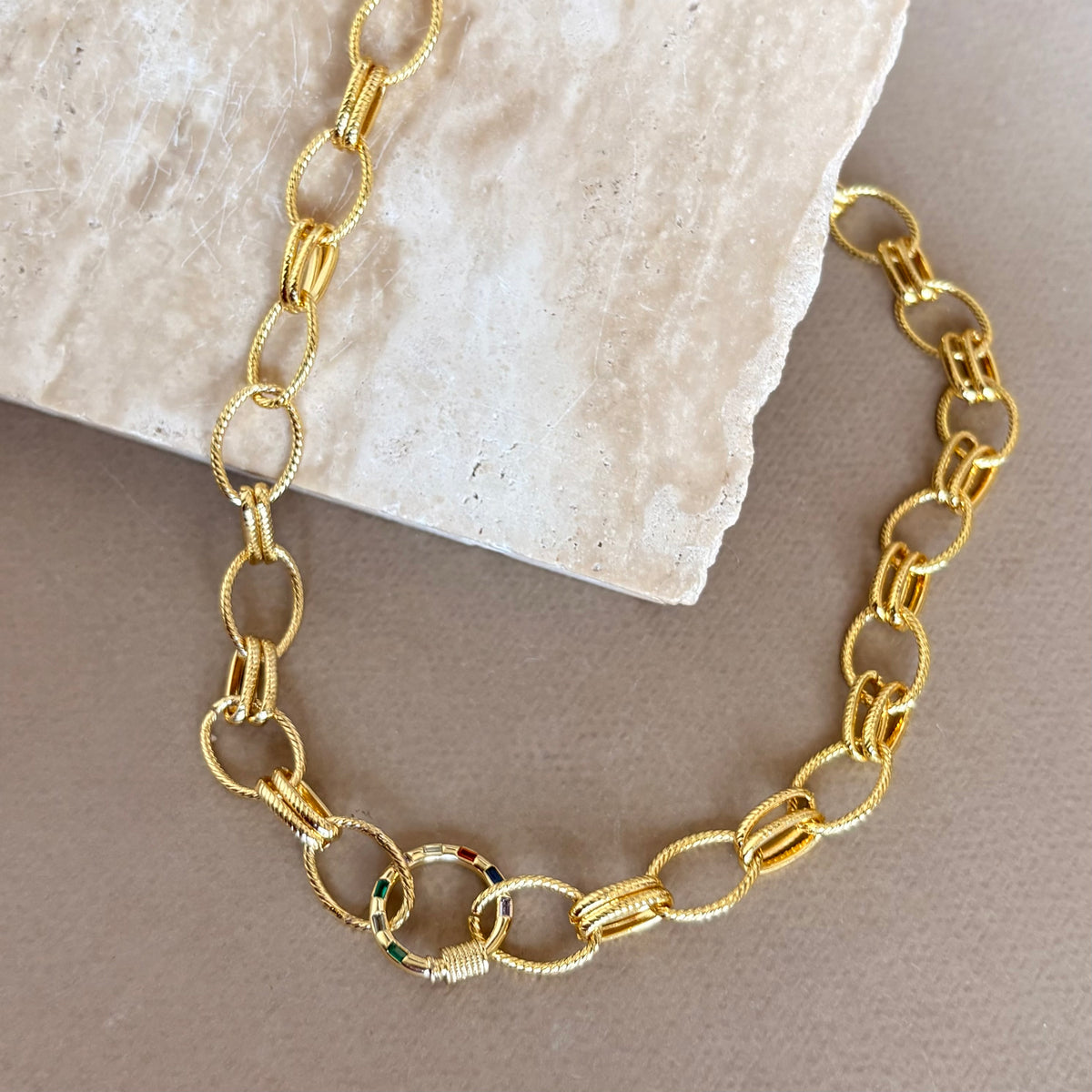 Elara | Gold Plated Necklace [one of kind]