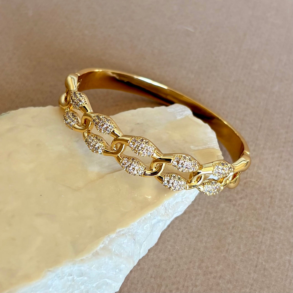 Kensira | Gold Plated Bangle