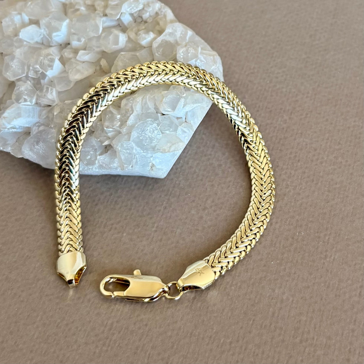 Lizardy 02 | Gold Plated Bracelet