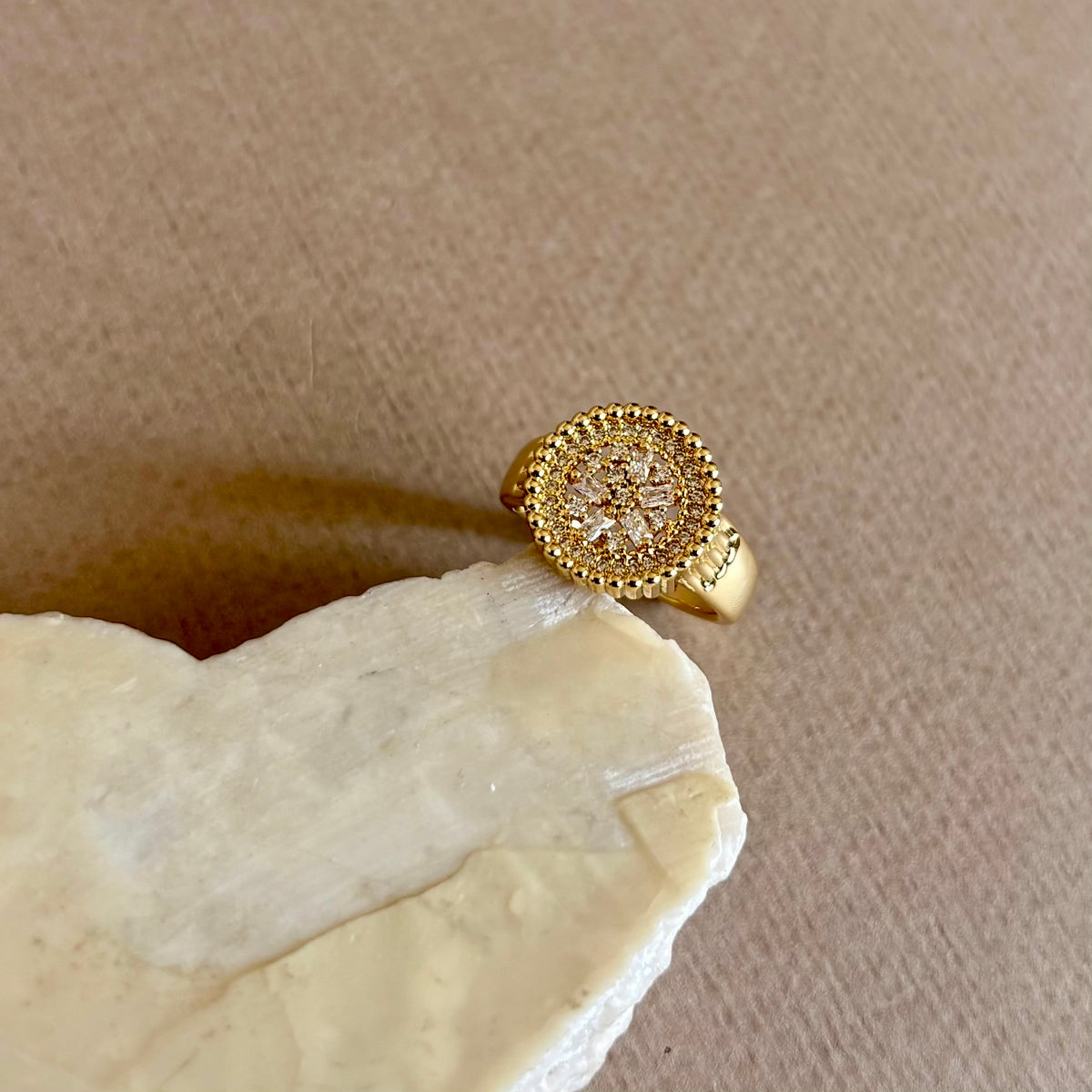Mivora | Gold Plated Ring