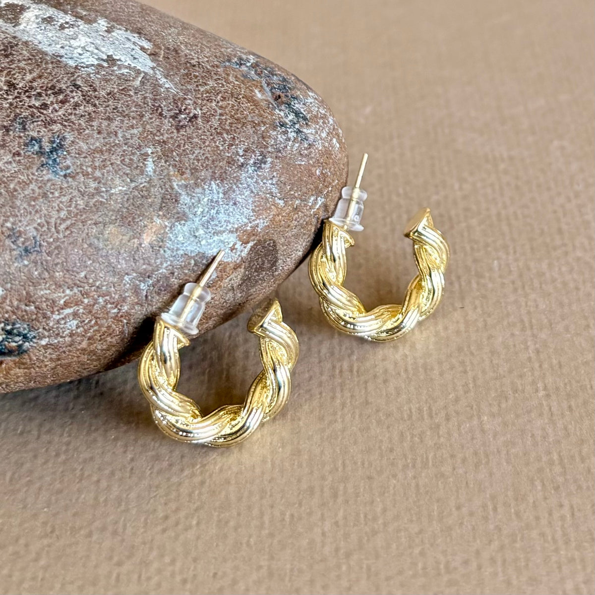 Base | Gold Plated Earrings