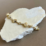Tilane 02 | Gold Plated Bracelet