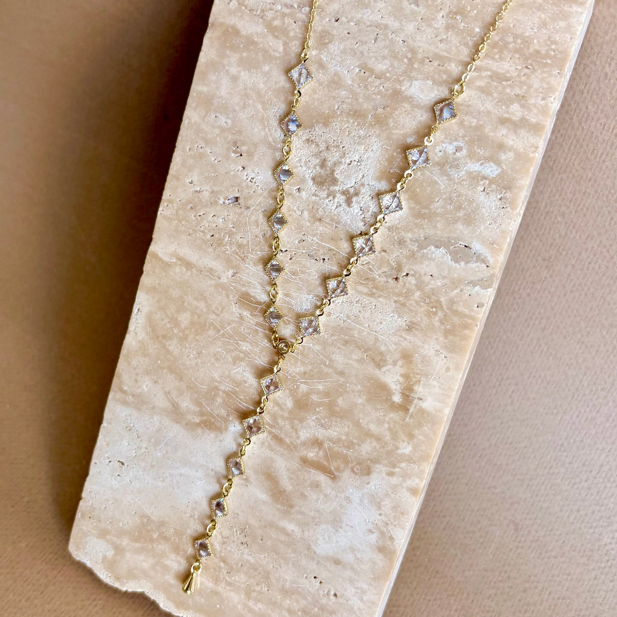 Onyxia | Gold Plated Necklace