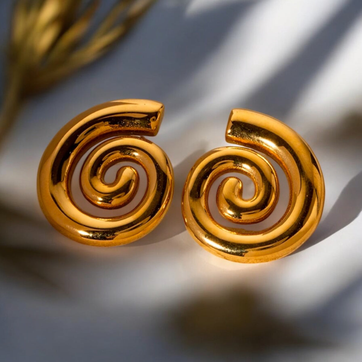 Havana | Gold Plated Earrings