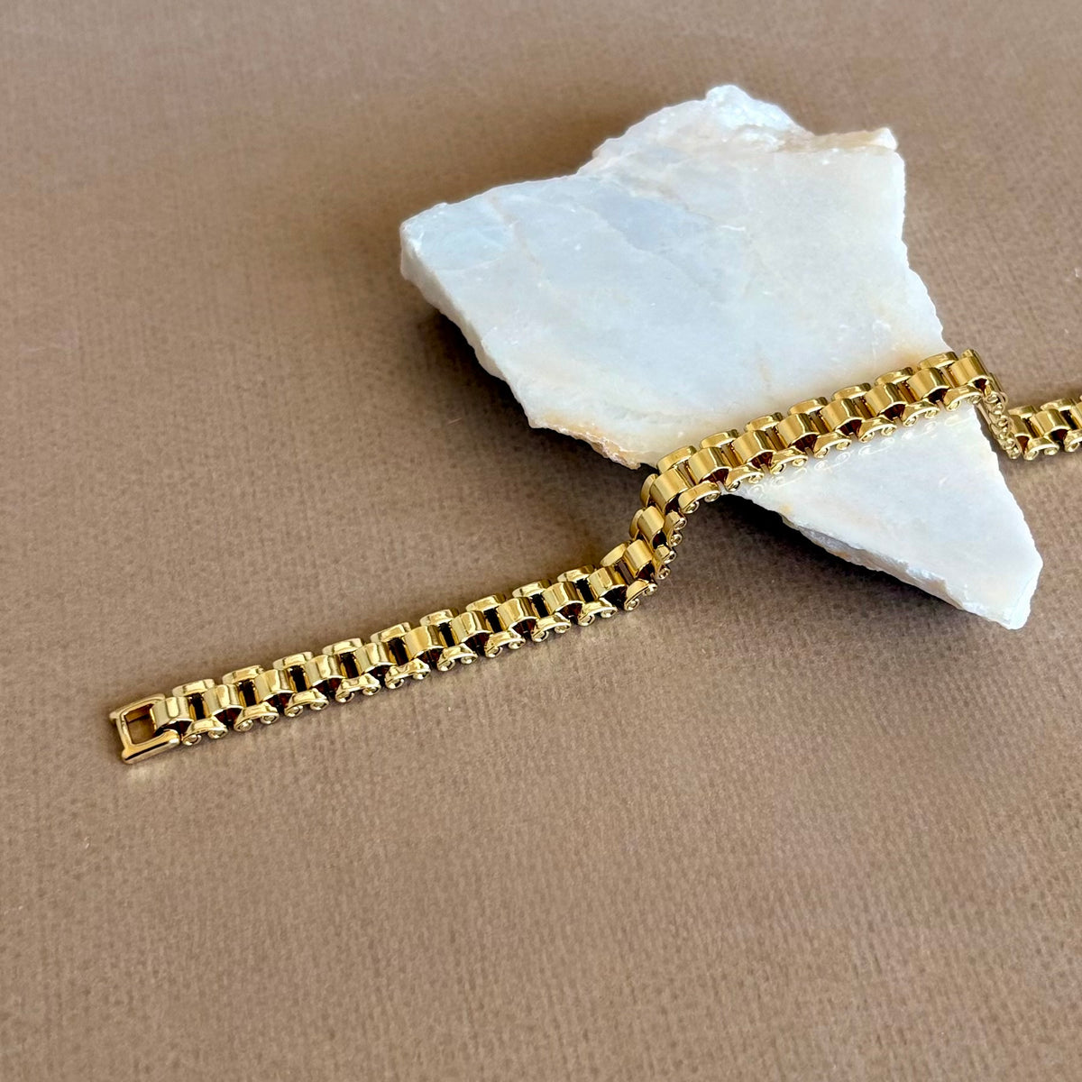 RLX 02 | Gold Plated Bracelet [ Long ]