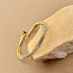 Roundz | Gold Plated Bangle