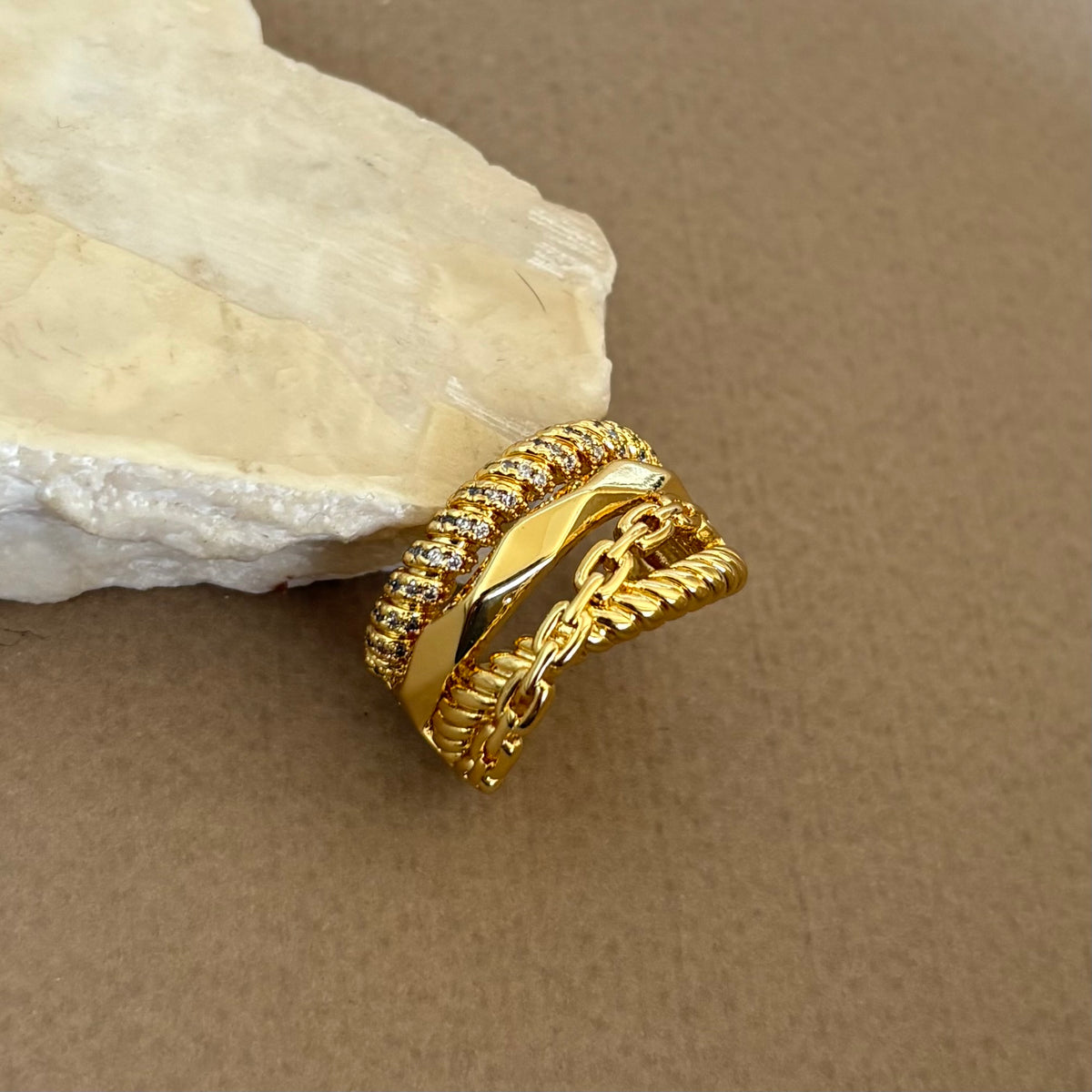 Terenza | Gold Plated Ring