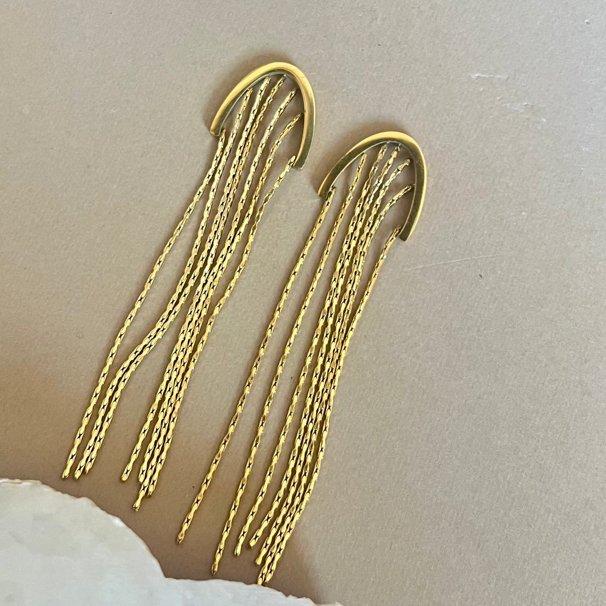 Dravon | Gold Plated Earrings