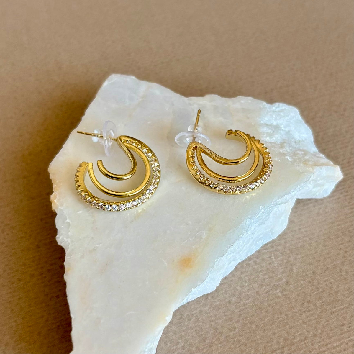 Mariel | Gold Plated Earrings