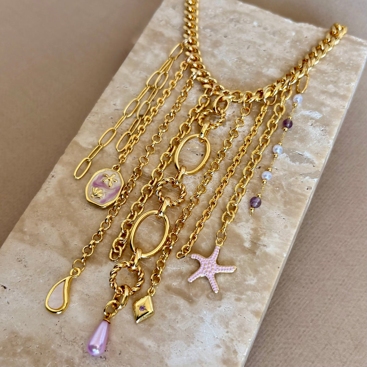 Signature 22 | Gold Plated Necklace