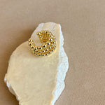 Bubbles | Gold Plated Ring