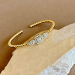 Sinal 04 | Gold Plated Bangle