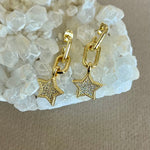 Starz 02 | Gold Plated Earrings