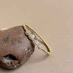 Sinal 02 | Gold Plated Bangle