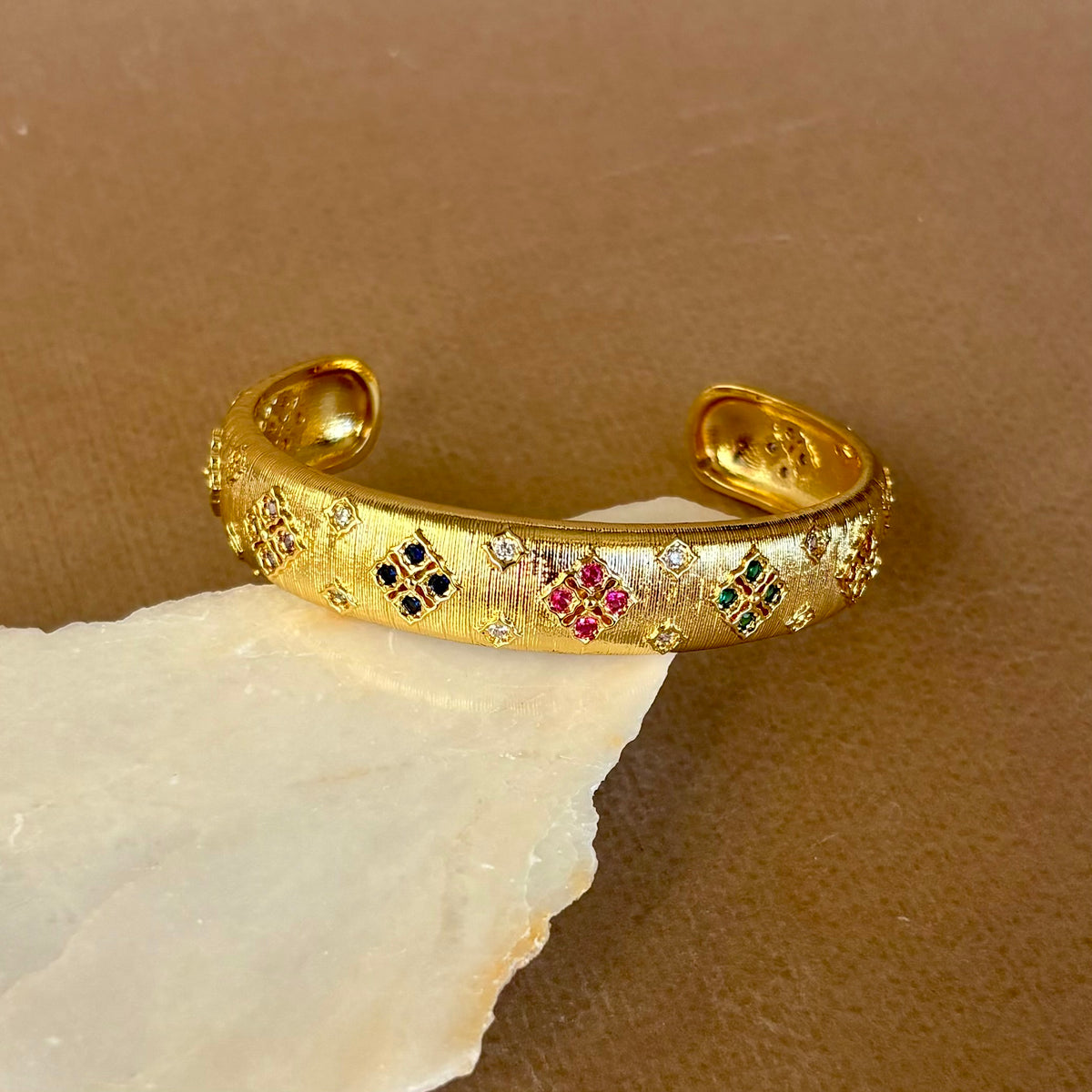 Aurson | Gold Plated Bangle