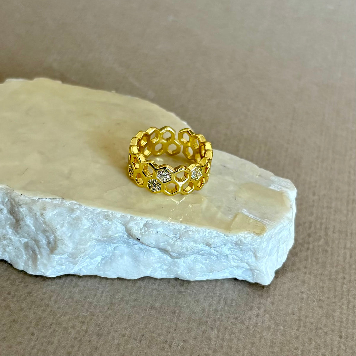 Encina | Gold Plated Ring