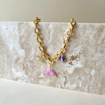 Glam Ocean Breeze | Hand Made Gold Plated Necklace