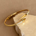 Merique | Gold Plated Bangle